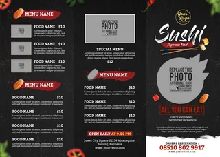 英文菜单现代菜单