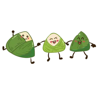 端午节三粽同行免扣元素