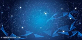 蓝色信息网络背景