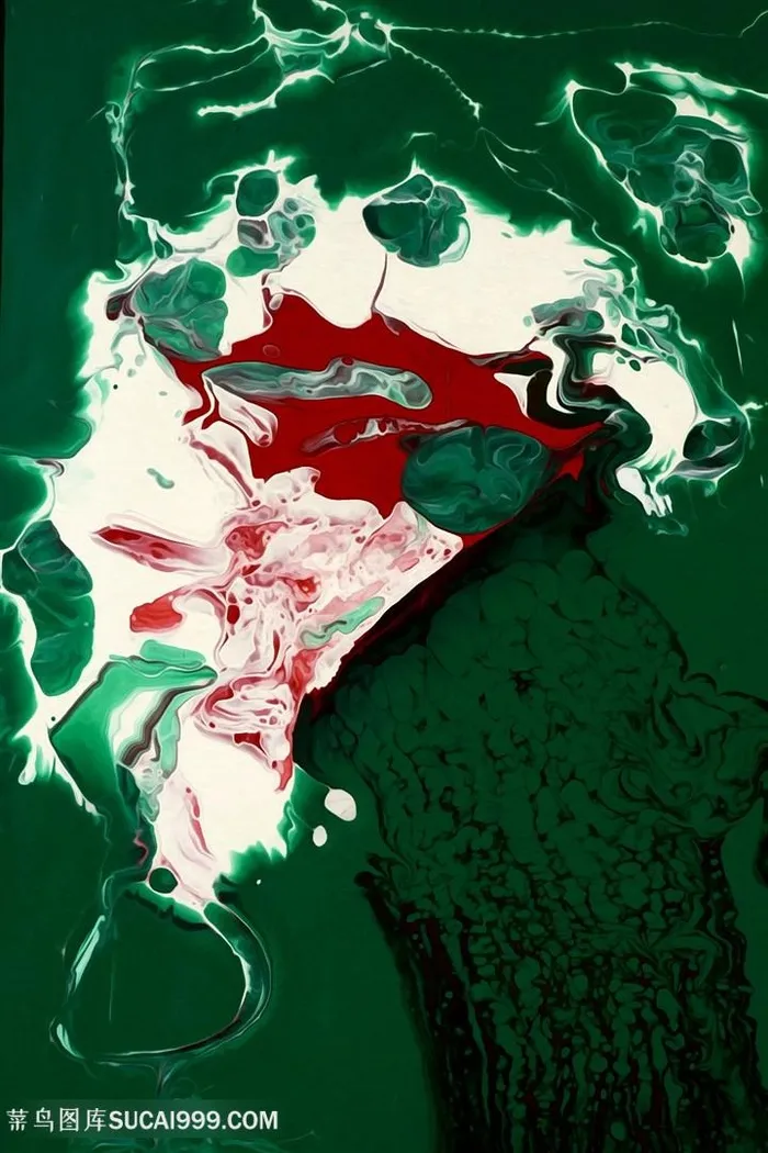 抽象时尚艺术水彩画挂画