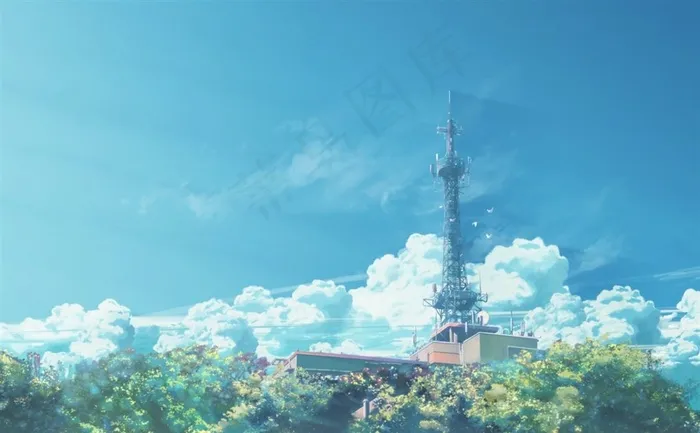油画天空之塔
