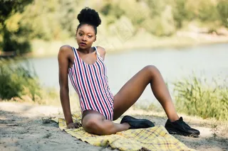 非洲人体模特艺术写真摄影