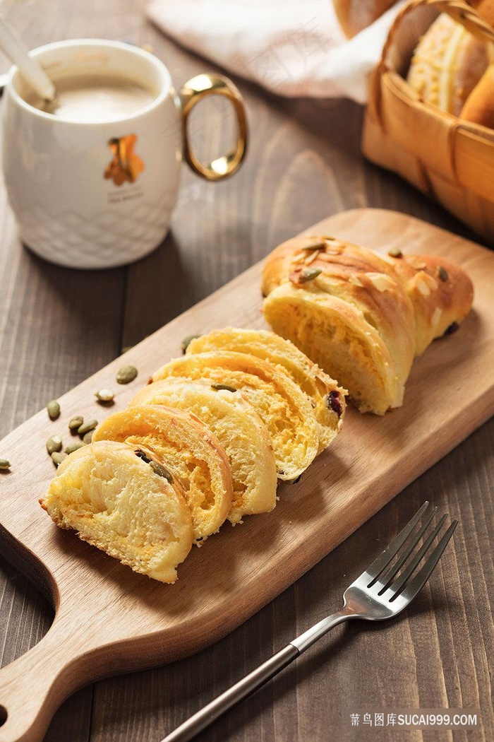 西餐面包场景图