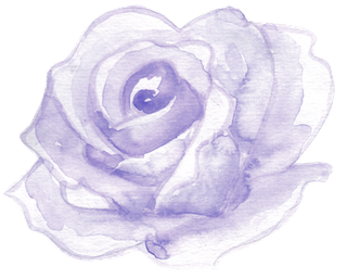 唯美森系手绘水彩花朵 免抠