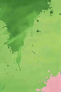 清新绿色纸张泼墨水墨纹理