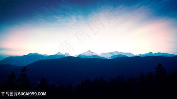 唯美山峦美景壁纸