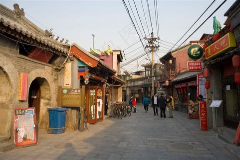 胡同后海风景建筑北京风景