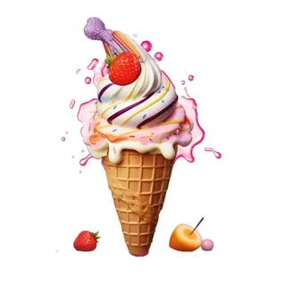 冰淇淋免抠