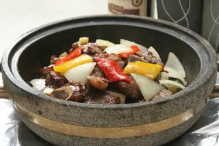 孜然石锅牛仔骨 58元 (5)