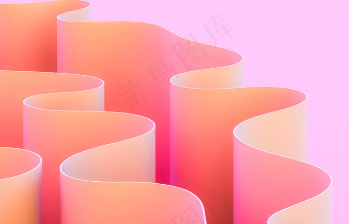 创意渐变风3D背景