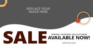 设计英文广告销售横幅素材