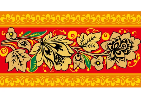 中式传统花朵纹样