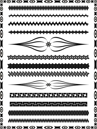 页 矢量 问候 分隔线 线 设