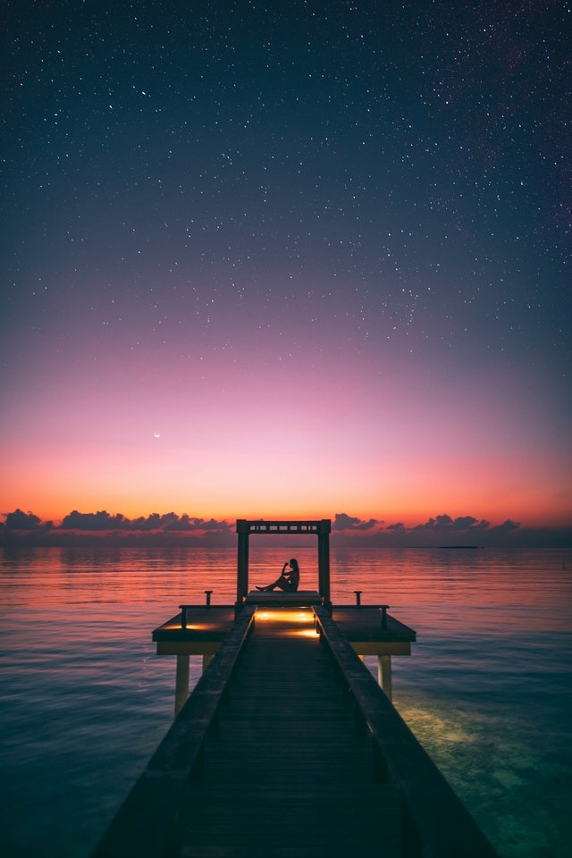 元宇宙世界天空背景风景