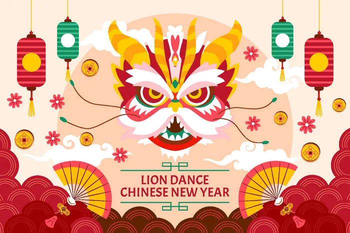 新年虎年老虎插画ai矢量模版下载