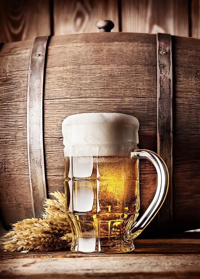 啤酒杯摄影高清图片素材