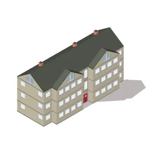 分析图素材图标集合景观建筑立面插画场景AI矢量图形设计