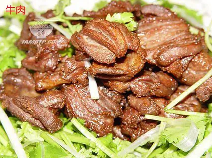 牛肉美食元素菜品