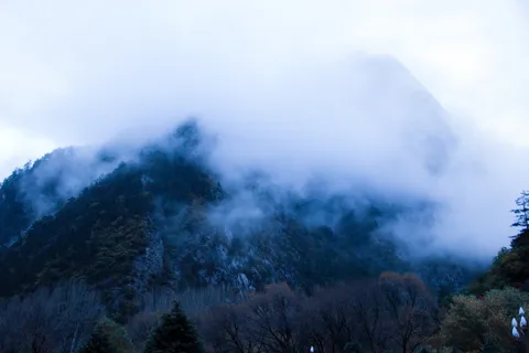 九寨沟之山水风景图