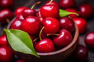 车厘子樱桃水果摄影图