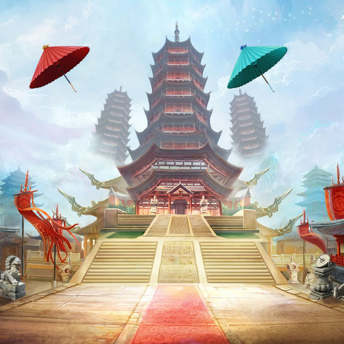 中国风主图psd模版下载