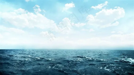 海面上微风拂面