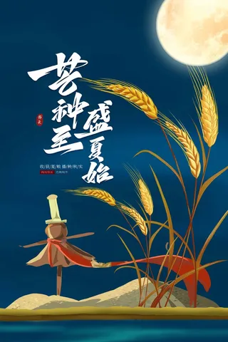 芒种 芒种宣传促销