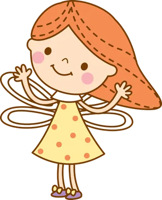 天使 女孩 卡通