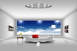 3D立体空间展示背景