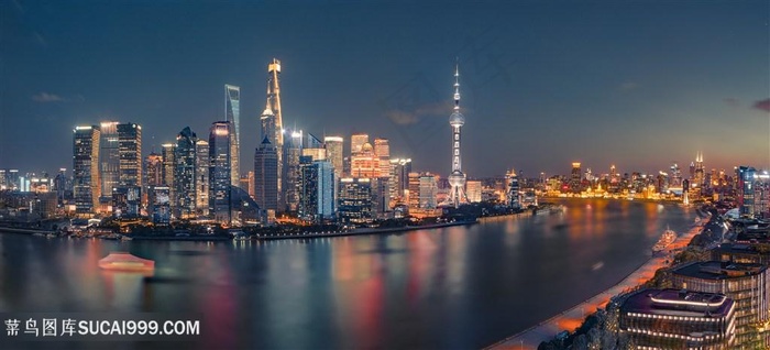 上海绚丽夜景高清图片