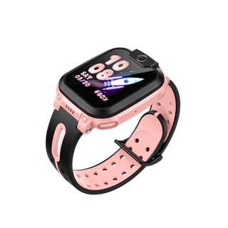 小天才儿童手表实物高清渲染大图侧面-粉色免抠