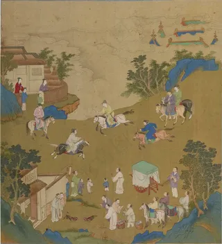 帝鉴图说之市里微行