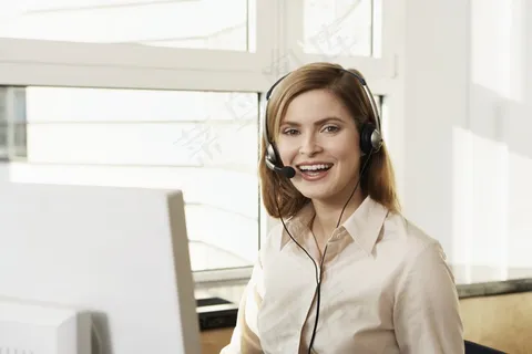 欧美客服美女图片下载