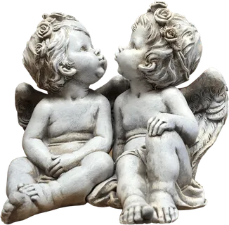 丘比特石雕情人节