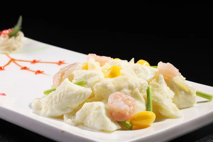 水晶翡翠炒虾仁 (2)