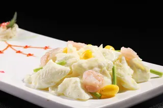 水晶翡翠炒虾仁 (2)