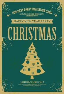 简约大气圣诞节快乐海报 简约大气圣诞节快乐海报