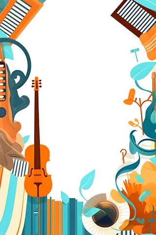 音乐乐器背景