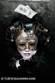 PS大师的佳作--戴面具的女王创意图片