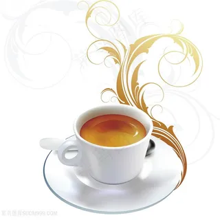 普普風咖啡插畫