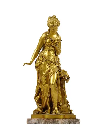 雕塑素材psd模版