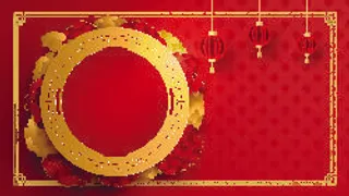 设计新年背景风景