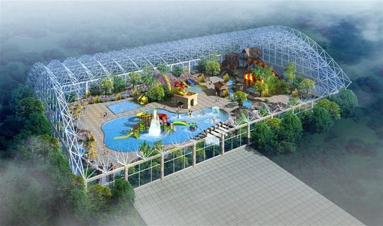 大鹏内游乐场解剖鸟瞰图 大鹏内游乐场解剖鸟瞰图