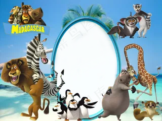 卡通相框素材图片下载