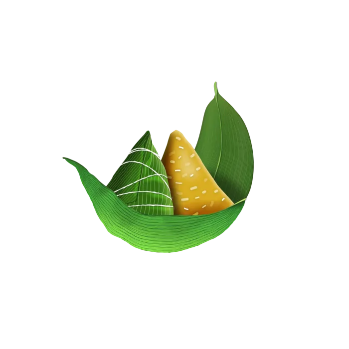 端午节包粽子免扣元素ai矢量模版下载