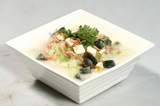 38皮蛋虾干煲白菜-乡村小镇