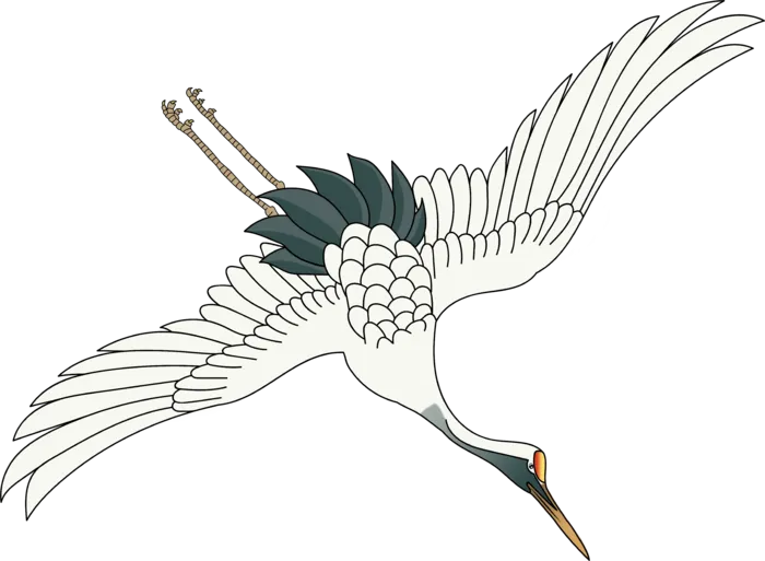 中国风古典中式国潮风手绘飞鹤图案仙鹤装饰素材PNG免抠插画元素