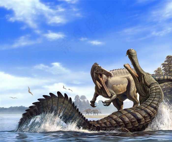 可怕的恐龙形象