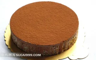 圆形巧克力蛋糕