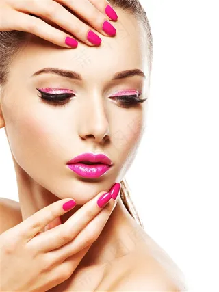 时尚彩妆美女模特高清图片